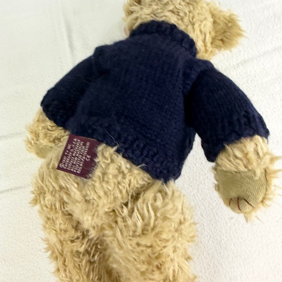 Ty Attic Treasures Bear “Grant” Plush 1999 Vintage Teddy Stuffed Animal Sweater - Picture 5 of 9